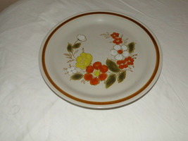 Mountain Wood Collection Trellis Blossom StoneWare Dinner Plate Japan 10.5&quot; - $3.94