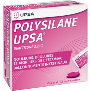 Primary image for Polysilane by UPSA-Oral Gel for Stomach ache, Heartburn, Antiflatulent Treatment
