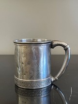 Antique Gorham Sterling Silver Engraved Cup Mug 135 Grams - £389.38 GBP