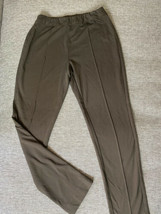 Soft surroundings Olive Green straight leg pants women’s size petite medium - £19.55 GBP