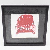 LED Zeppelin Carnaval Prix Verre Miroir Encadré Rouge Mothership Vintage... - $109.68