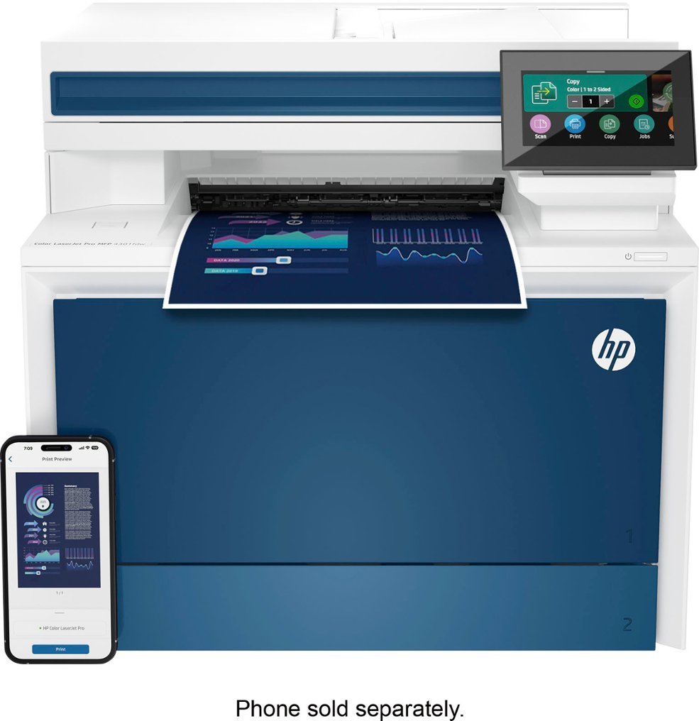 New! HP Color Laserjet Pro M4301FDW replaces M479FDW PLUS 210A TONER SET... - $799.99