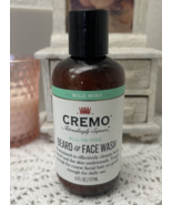 Cremo Wild Mint 2 n1 Beard &amp; Face Wash, 6 Fluid Oz - £8.17 GBP