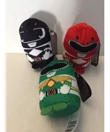Power Rangers Podpals 3'' Plushies - Green Red &amp; Black Ranger - $16.95
