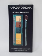 New NATASHA DENONA Mini Metropolis Eye Shadow Palette w/Brush  - £52.30 GBP