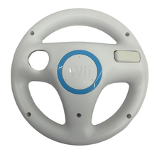 Nintendo Wii Wheel Steering Wheel Attachment RVL-024 White Blue - $9.89