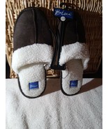 Blue Suede Shoes Large 9/10 Dark Brown Slippers - $581.94 MXN