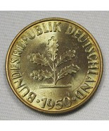 1950-G Germany 10 Pfennig CH UNC Coin AE435 - £8.52 GBP