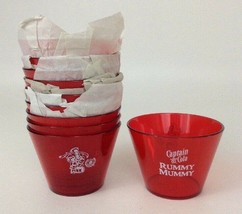 Captain Morgan Captain and Cola Set of 10 New Red Plastic Cups Rummy Mum... - $15.11