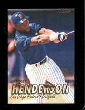 1997 FLEER #464 RICKEY HENDERSON NMMT PADRES HOF - $4.41