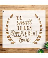 Do Things Word Art Stencil for Walls and Crafts, Reusable Mylar Template... - €12,83 EUR+