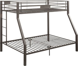 Acme Limbra Brown Twin Over Full Bunk Bed - $476.99