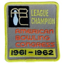 1961-1962 ABC American Bowling Congress League Champion Jacket Patch * MINT - £15.54 GBP