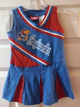Kansas KU Jayhawks Cheerleading Dress Outfit Size 24 Months Embroided - £8.62 GBP