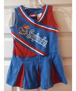 Kansas KU Jayhawks Cheerleading Dress Outfit Size 24 Months Embroided - £8.64 GBP