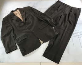 Vintage Chaps Ralph Lauren Suit Mens 44L Suit Jacket 38x29 Pants Cashmere Wool - £100.85 GBP