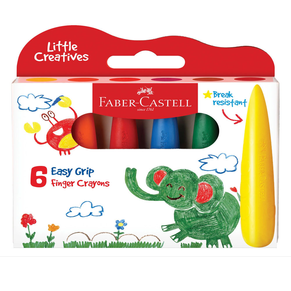 Faber-Castell Little Creatives Easy Grasp Figure Crayons 6pc - $23.18