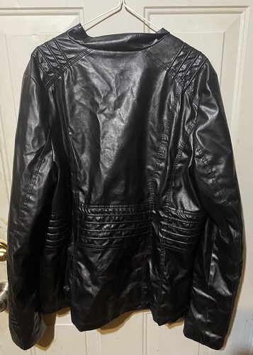 Black Motorcycle Biker Jacket Unbranded Read Description Item image 2