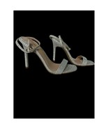 Dream Pairs Women&#39;s Silver Open Toe Shoe-Size 7 - $19.13 CAD