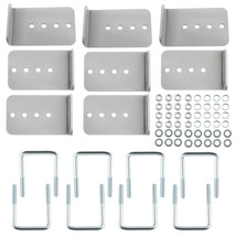 8PCS Galvanized L-Type Boat Trailer Bunk Brackets for 3 x 3 Crossmember - £80.06 GBP