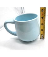 Starbucks 2005 Chubby Coffee Mug Cup Light Blue 16oz Sleek Monochrome Mi... - $246.89 MXN