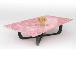 Rose Quartz Table Top | Dining Table | Coffee Center Table Top| Vanity top  - £3,958.70 GBP