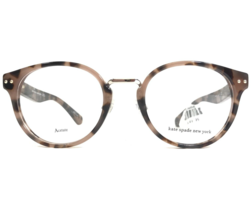 Kate Spade Eyeglasses Frames ASIA/F 086 Brown Tortoise Round Full Rim 50-21-140 - £52.31 GBP