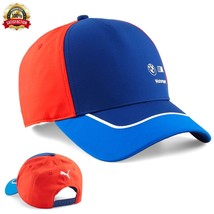 Puma Original Cap Bmw M Motorsport Baseball Cap Sport Cap Blue Red Unisex - £43.85 GBP