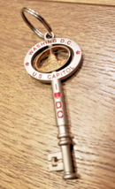 WASHINGTON D.C. SOUVENIR KEYCHAIN - I LOVE DC with U.S. CAPITOL - I HEAR... - $10.99