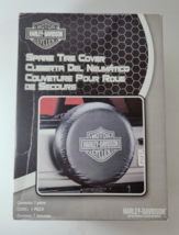 Harley Davidson Grey/Black B&amp;S Spare Tire Cover for Tire Diameter 27-31 ... - $29.95