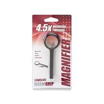 Carson 4.5x MagniGrip Magnifier with Attached Precision Tweezers  - $15.00