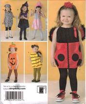 Toddler Ladybug Bumblebee Princess Witch Dog Halloween Costume Sew Pattern 1/2-4 - £10.44 GBP