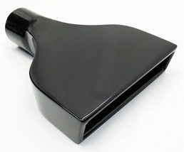 Exhaust Tip 2.50&quot; Inlet 7.75 X 2.25&quot; Outlet 10.00&quot; Long Slant Rectangle Gloss Bl - $47.50