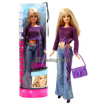 Yr 2006 Barbie Fashion Fever by Hilary Duff Caucasian Doll K3777 Purple Sweater - £47.84 GBP