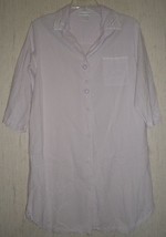 Excellent Womens Miss Elaine Seersucker Sleep Shirt / Nightgown Size S - £18.24 GBP