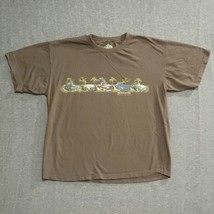 Newport Blue American Bad Boys T-shirt Mens Size 2XL Classic Cars Trucks Brown - $9.74