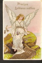 Old postcard easter angel angel engel name embossed gold import eas-
show ori... - £6.13 GBP