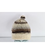 Vintage 70s Mid Century Modern MCM Iceland Handmade Wool Knit Pom Beanie... - $34.60