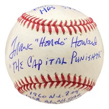 Frank Howard Senators Firmado Oficial MLB Béisbol Con / 10 Inscripciones Bas - £232.60 GBP