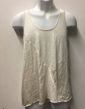 WOMEN&#39;S XHILARATION BEIGE TANK TOP - MEDIUM  - $7.05