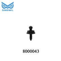 10 Pc 316 SS Strap Lock Screw Black Chrome Plated M4*10mm Boat RV Canvas 8000043 - £8.84 GBP