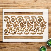 Fan Circle Band Pattern Stencil for Walls and Crafts, Reusable Mylar Tem... - $14.69+