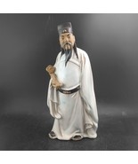 Chinese Mudman Porcelain Figure White Robe 11.5 Inches Tall Excellent Co... - €60,48 EUR