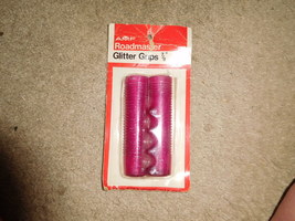 Vintage Nos Amf Roadmaster Glitter Grips 7/8&quot; New In Package AC-101 Pink - £29.81 GBP