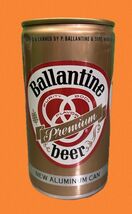 Old Vintage Ballantine Beer Can Metal Sign 8x12in  Mancave Garage 7 - $24.74