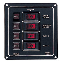 Sea-Dog Aluminum Switch Panel - Vertical - 4 Switch [422010-1] - £26.89 GBP