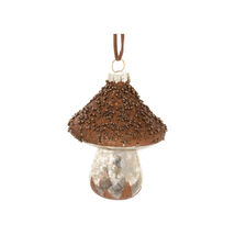 Beaded Glass Mushroom Ornament (Set of 6) - $1,036.82 MXN