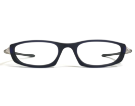 Vintage Oakley Eyeglasses Frames Sine Blue Velvet 11-589 Matte Silver 49-20-133 - £59.48 GBP