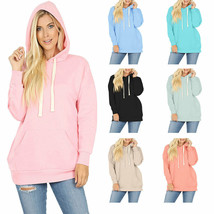 Womens Casual Pullover Hooded Sweatshirt Oversized Long Sweater - £21.27 GBP+