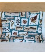 Fabric Section Outdoors Rustic Fishing Theme - $27.40 CAD